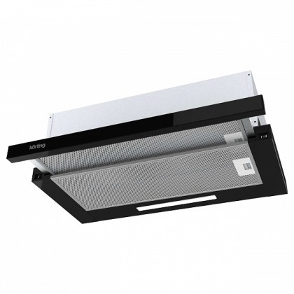 Вытяжка Korting Khp 5512 gn с выдвижным экраном, цвет черный