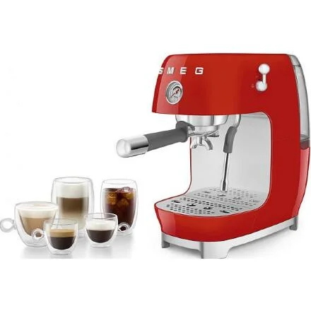 Кофемашина-эспрессо Smeg ECF03RDEU