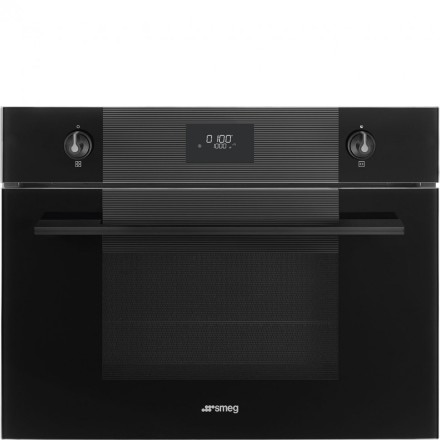 Духовой шкаф Smeg so4101m1b3 многофункциональный компактный , цвет черный