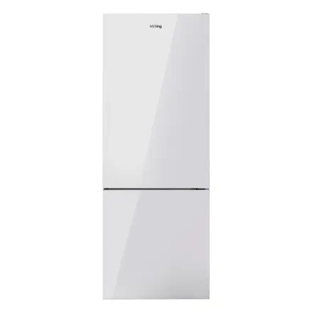 Холодильник Korting KNFC 71928 GW, цвет белое стекло