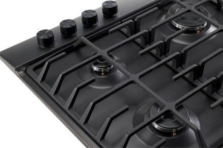 Варочная панель Vard VHG6424K газовая, цвет черный