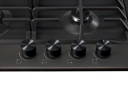 Варочная панель Vard VHG6424K газовая, цвет черный