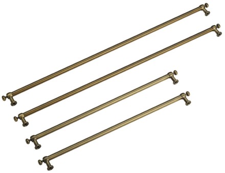 Комплект ручек серии coloniale Smeg kmofq8-1 , цвет латунная