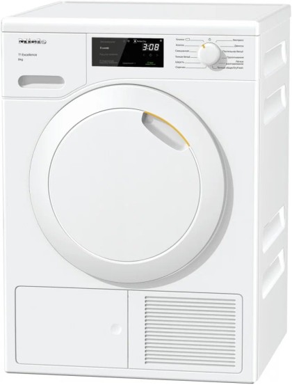 Сушильная машина Miele TEC225WP chrome edition, цвет белый