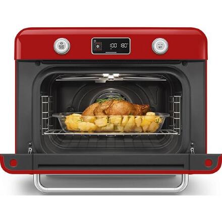Мини печь с паром Smeg COF01RDEU