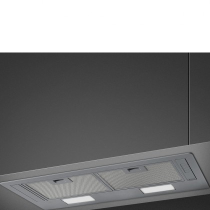 Вытяжка Smeg KSG70HE встраиваемая, цвет серебристый