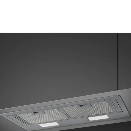 Вытяжка Smeg KSG70HE встраиваемая, цвет серебристый