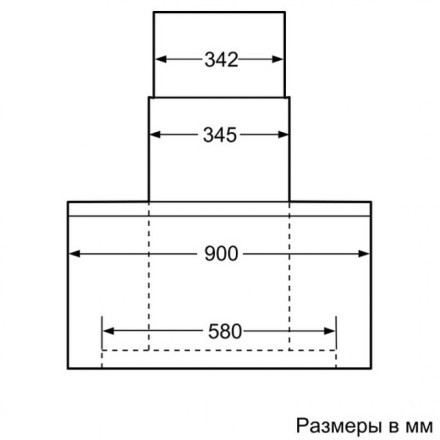 Вытяжка  Neff D39MT64N1, цвет серебристый
