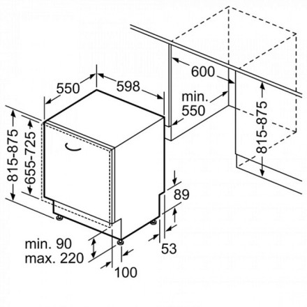 Посудомоечная машина  Neff S157ZCX35E, цвет серебристый