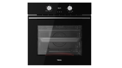 Мультифункциональный духовой шкаф с режимом турбо с функцией готовки на пару/Коллекция Urban Teka HLB 8408 NIGHT RIVER BLACK