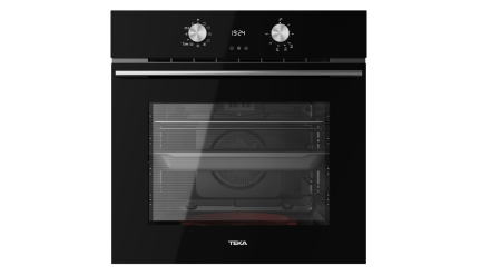 Мультифункциональный духовой шкаф с режимом турбо с функцией готовки на пару/Коллекция Urban Teka HLB 8408 NIGHT RIVER BLACK