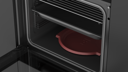 Мультифункциональный духовой шкаф с режимом турбо с функцией готовки на пару/Коллекция Urban Teka HLB 8408 NIGHT RIVER BLACK