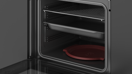 Мультифункциональный духовой шкаф с режимом турбо с функцией готовки на пару/Коллекция Urban Teka HLB 8408 NIGHT RIVER BLACK