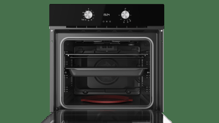 Мультифункциональный духовой шкаф с режимом турбо с функцией готовки на пару/Коллекция Urban Teka HLB 8408 NIGHT RIVER BLACK