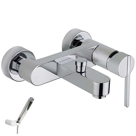 Смеситель для ванны Teka Aura с душевым набором Kobe