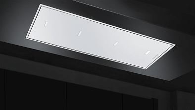 Вытяжка Kuppersbusch DDL 9830.0 W встраиваемая , цвет белое стекло