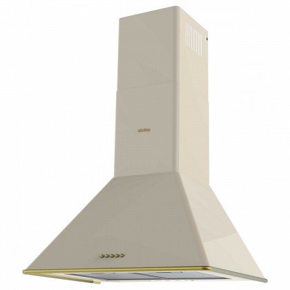 Вытяжка Korting Khc 6648 rgb купольная, цвет слоновая кость