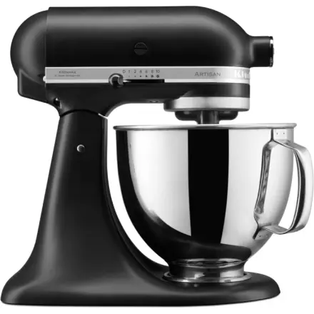Планетарный Миксер KitchenAid ARTISAN 4,8 л матовый черный 5KSM125EBM