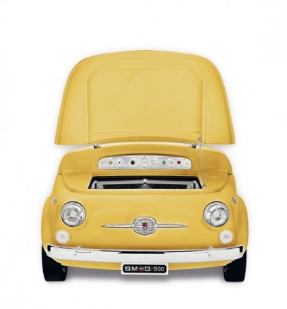 Минибар Smeg Smeg500G желтый