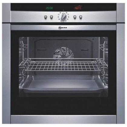 Духовой шкаф  Neff B45E42N0, цвет серебристый
