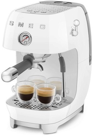 Кофемашина-эспрессо Smeg ECF03WHEU