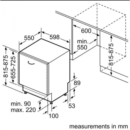 Посудомоечная машина  Neff S187TC800E 
