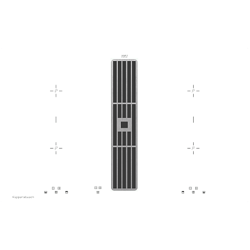 Варочная панель Kuppersbusch KMI 8500.0 WR индукционная с вытяжкой, цвет белое стекло