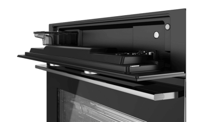 Компактный мультифункциональный духовой шкаф с пароваркой и режимом турбо