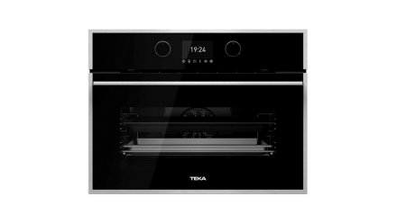 Компактный мультифункциональный духовой шкаф с пароваркой и режимом турбо