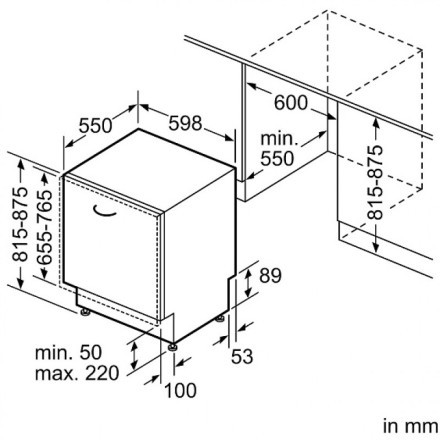 Посудомоечная машина  Neff S199YB800E, цвет чёрный