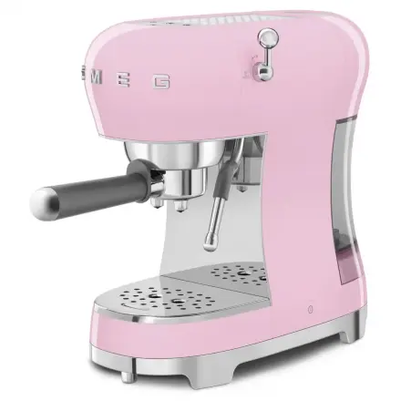 Кофемашина-эспрессо Smeg ecf02pkeu , цвет розовый