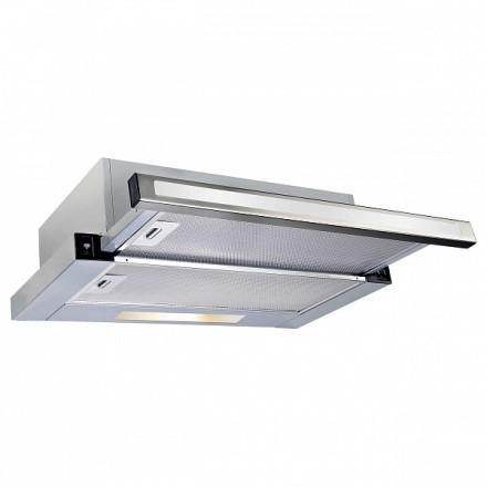 Вытяжка Korting Khp 6637 gwx с выдвижным экраном, цвет нержавеющая сталь