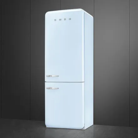 Холодильник Smeg FAB38RPB5, цвет пастельный голубой