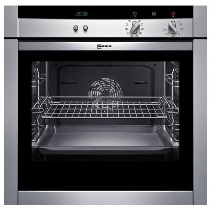 Духовой шкаф  Neff B45M42N0, цвет серебристый