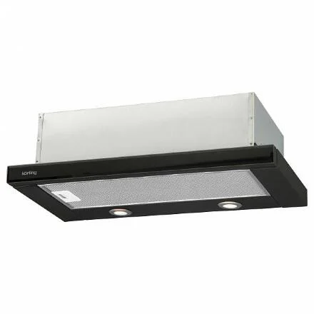 Вытяжка Korting Khp 6617 gn с выдвижным экраном, цвет черный