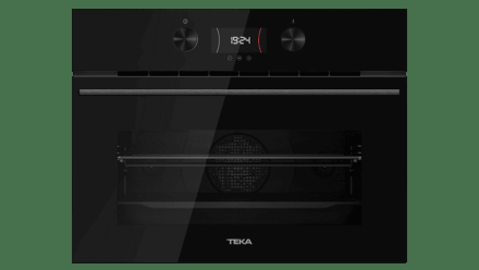 Компактный мультифункциональный духовой шкаф Full Black с функциями микроволновой печи и режимом турбо