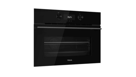 Компактный мультифункциональный духовой шкаф Full Black с функциями микроволновой печи и режимом турбо