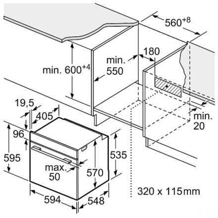Духовой шкаф  Neff B2CCG6AN0, цвет нержавеющая сталь