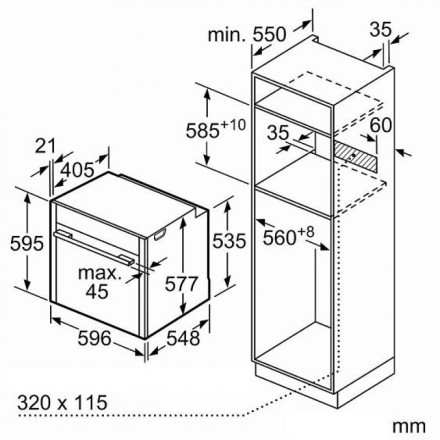 Духовой шкаф  Neff B45VR22N0, цвет нержавеющая сталь
