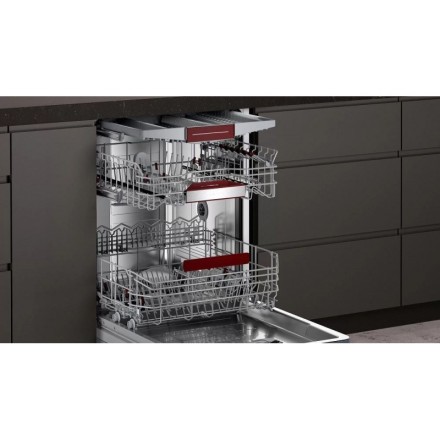 Посудомоечная машина  Neff S255HCX01R, цвет серебристый