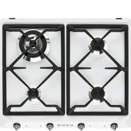 Варочная панель Smeg SR964 газовая, цвет белый