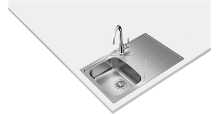 Кухонная мойка Teka UNIVERSE 45 T-XP 1B 1D POLISHED