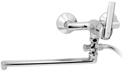 Смеситель для ванны Teka Inca c душевым набором Basic