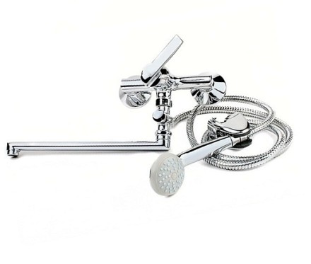 Смеситель для ванны Teka Inca c душевым набором Basic