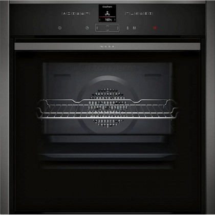 Духовой шкаф  Neff B47CR22G0, цвет графитовый серый