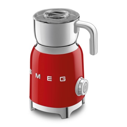 Вспениватель молока Smeg mff11rdeu , цвет красный
