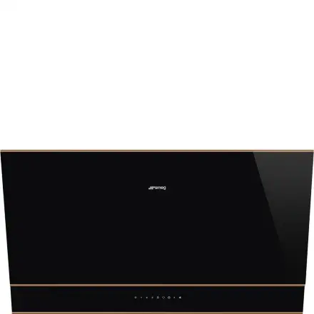 Вытяжка Smeg kv694r настенная , цвет черный