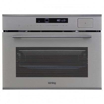 Духовой шкаф c функцией пара Korting Okb 3450 электрический, цвет серый