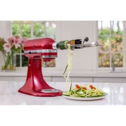 Насадка KitchenAid 5KSM1APC спиралайзер с функцией очистки, удаления сердцевины и спиральной резки