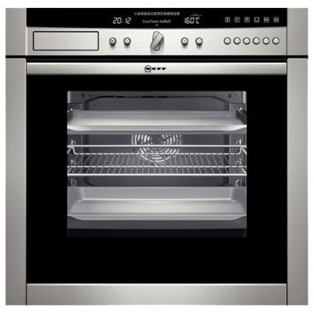 Духовой шкаф  Neff B46C74N3, цвет серебристый